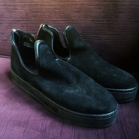 German Suede Platform Shoes Size 37 - Picture 3 of 5